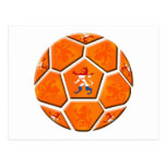 Netherlands Dutch flag Soccer ball gifts Postcard