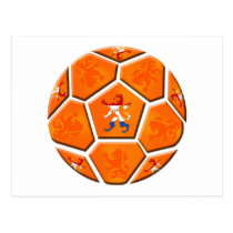Netherlands Dutch flag Soccer ball gifts postcards