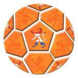 Netherlands Dutch flag Soccer ball gifts Sticker