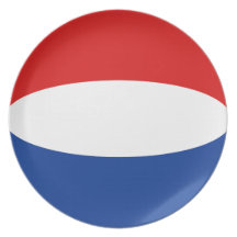 Netherlands Fisheye Flag Plate