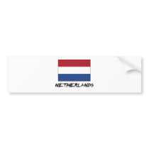 Netherlands Flag bumper stickers by flagshirt Netherlands Flag bumper stickers