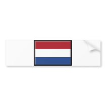 Netherlands Flag bumper stickers