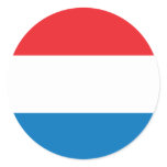Netherlands Flag Round Sticker