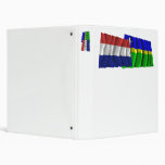 Netherlands & Flevoland Waving Flags Vinyl Binders