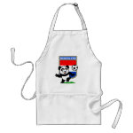 This adorable little panda is too cute! He's featured in front of a large flag from the Netherlands and ready to play football and score some goals. This cute design is perfect for football players and soccer fans.