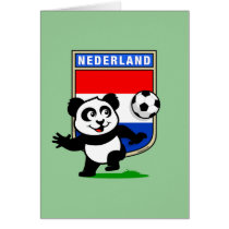 Netherlands Football Panda cards