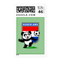 Netherlands Football Panda postage