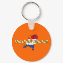 Netherlands (Holland) Dutch flag log gear keychains by SoccerJersey Netherlands (Holland) Dutch flag log gear keychains