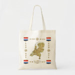 Netherlands Map Flag Border Bag