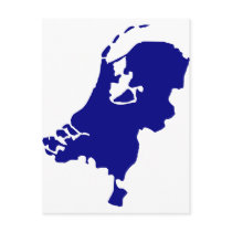 Netherlands Map postcards by Thinkdifferent Netherlands Map postcards