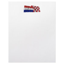 Netherlands & Noord-Brabant Waving Flags Letterhead Template