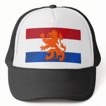Netherlands Rampant lion Netherlands flag hats by SoccerJersey Netherlands Rampant lion Netherlands flag hats