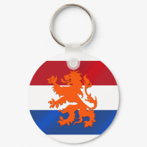 Netherlands Rampant lion Netherlands flag keychains by SoccerJersey Netherlands Rampant lion Netherlands flag keychains