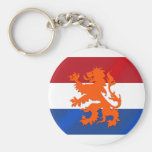 Netherlands Rampant lion Netherlands flag Keychain