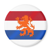 Netherlands Rampant lion Netherlands flag magnets
