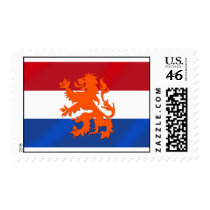Netherlands Rampant lion Netherlands flag Postage Stamp