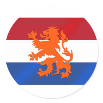 Netherlands Rampant lion Netherlands flag stickers by SoccerJersey Netherlands Rampant lion Netherlands flag stickers