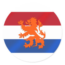 Netherlands Rampant lion Netherlands flag stickers by SoccerJersey Netherlands Rampant lion Netherlands flag stickers