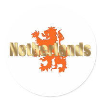 Netherlands Rampant Oranje Lion Soccer gear stickers by SoccerJersey Netherlands Rampant Oranje Lion Soccer gear stickers