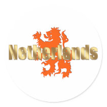 Netherlands Rampant Oranje Lion Soccer gear stickers by SoccerJersey Netherlands Rampant Oranje Lion Soccer gear stickers