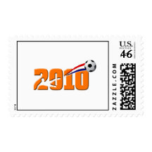 Netherlands Soccer 2010 Logo Postage
