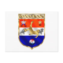 Netherlands Soccer player voetbal sheild emblem postcards by SoccerJersey Netherlands Soccer player voetbal sheild emblem postcards