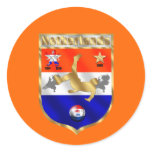 Netherlands  Soccer player voetbal sheild emblem Sticker