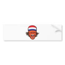 Netherlands Sports Fan Bumper Sticker