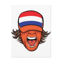 Netherlands Sports Fan Postcard