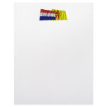 Netherlands &amp; Zuid-Holland Waving Flags Letterhead Design