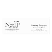NetIP Atlanta BW Plantilla De Tarjeta Personal