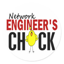 NETWORK ENGINEER’S CHICK stickers