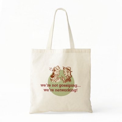 Networking Bag by whupsadaisy