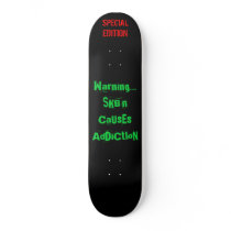 netxtremewarningdesign custom skateboard