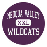 Neuqua Valley - Wildcats - High - Naperville Round Stickers