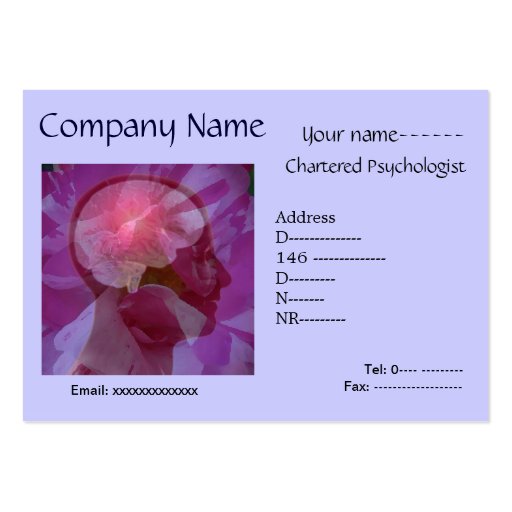 Neuro/psychologist/neurologist business card...