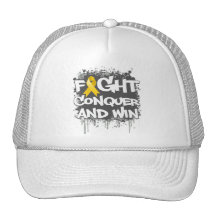 Neuroblastoma Cancer Fight Conquer and Win Hat
