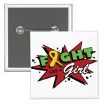 Neuroblastoma Cancer Fight Like A Girl POW! buttons