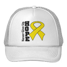 Neuroblastoma Cancer Hope Never Give Up Trucker Hat