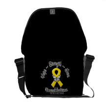 Neuroblastoma Cancer Hope Strength Love Messenger Bags