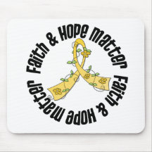 Neuroblastoma Faith and Hope Matter Mousepad