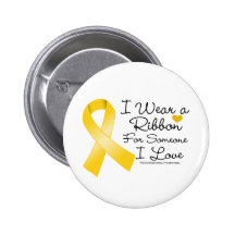 Neuroblastoma Ribbon Someone I Love Pinback Buttons