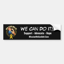 Neuroblastoma - Rosie The Riveter - We Can Do It Bumper Stickers