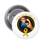 Neuroblastoma - Rosie The Riveter - We Can Do It buttons