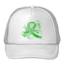 Neurofibromatosis Believe Flourish Ribbon Hats