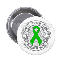 Neurofibromatosis Never Giving Up Hope Pinback Button