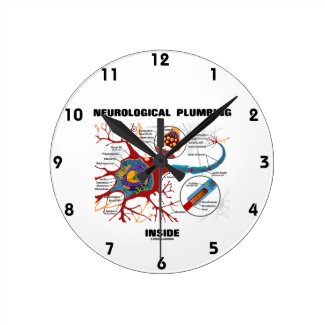 Neurological Plumbing Inside (Neuron / Synapse) Clock