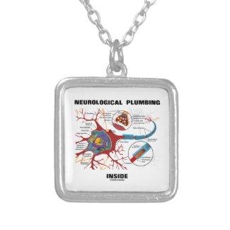 Neurological Plumbing Inside (Neuron / Synapse) Custom Necklace