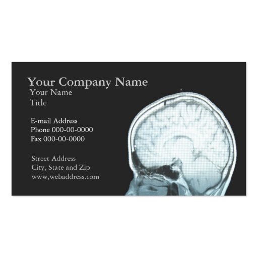 Neurologist Appointment Business Card (front side)