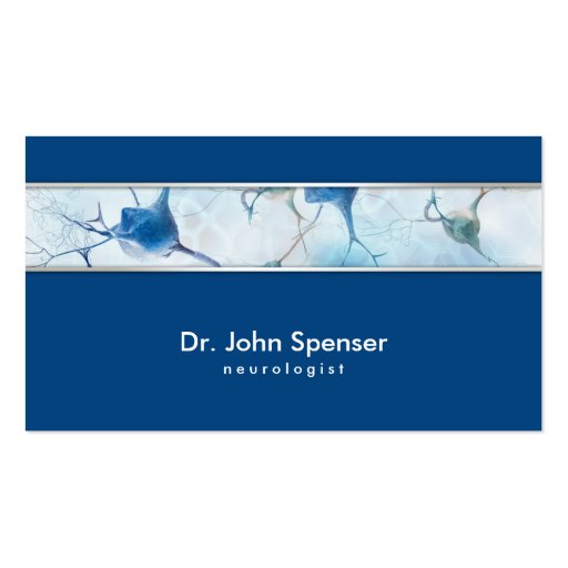 Neurologist Blue Business Card